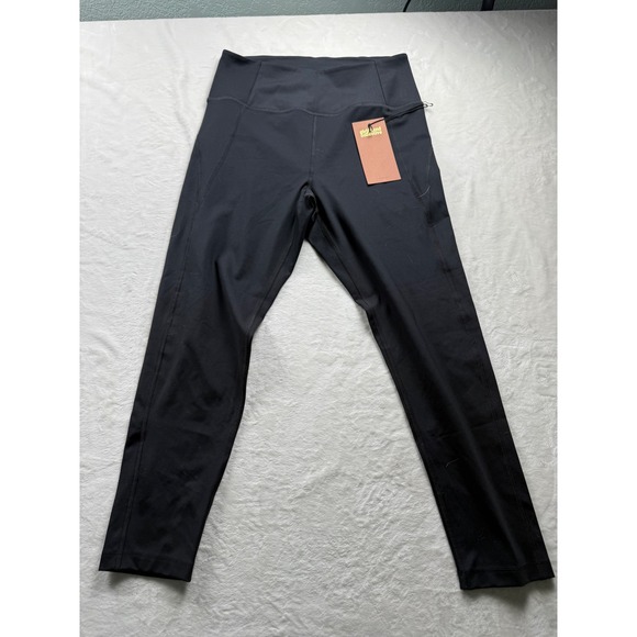 girlfriend collective Pants - Girlfriend Collective Black Compressive High Rise Leggings Large NWT #4008